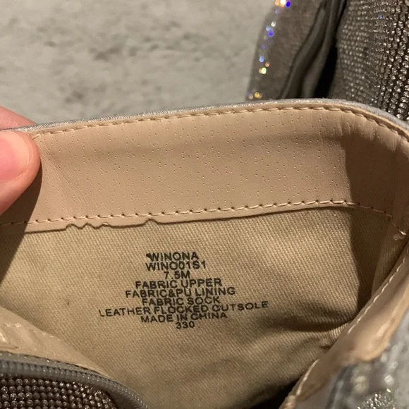 Steve Madden Winona Sparkle Mid-calf Bootie, size 7.5 - Picture 2 of 3